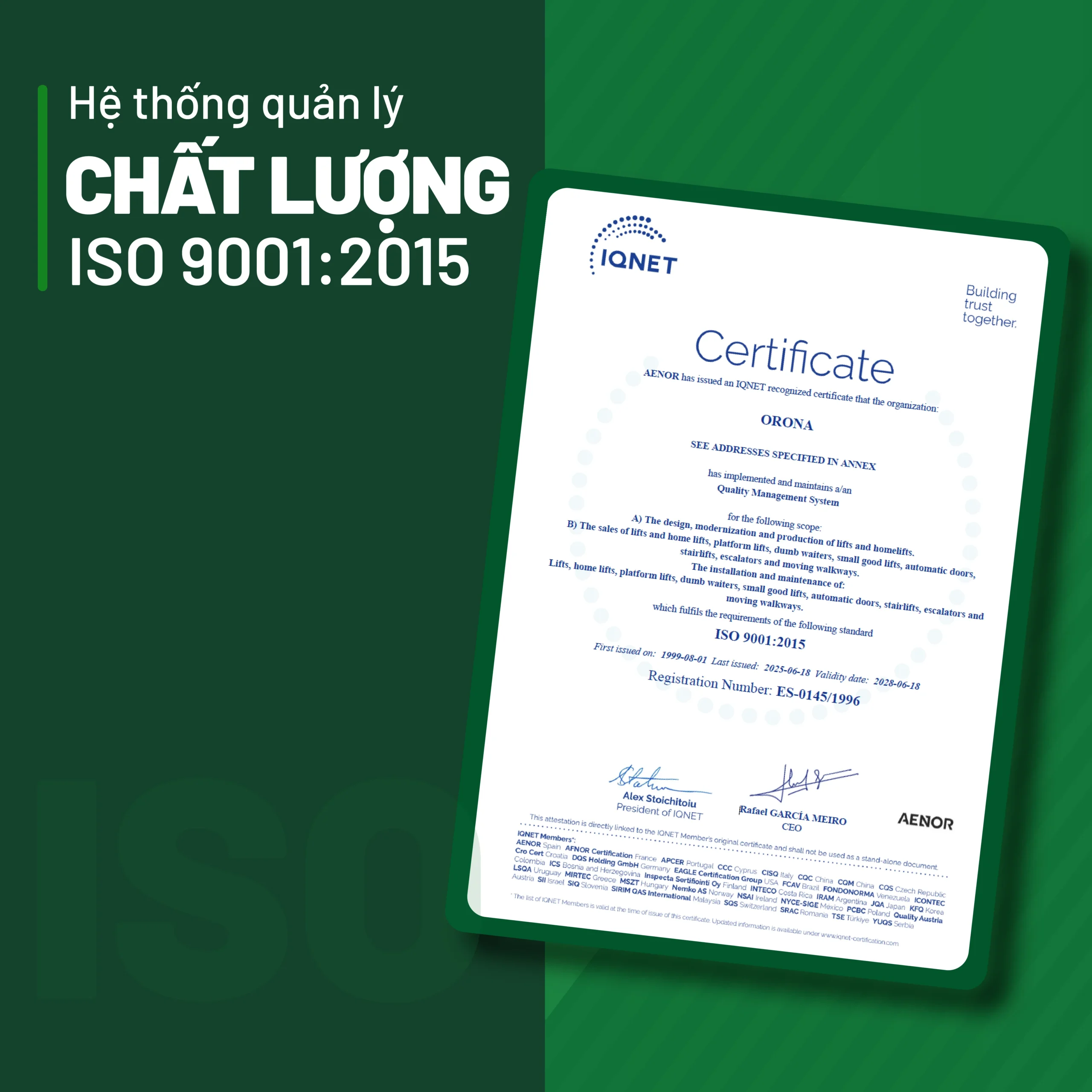 orona iso-9001:2015